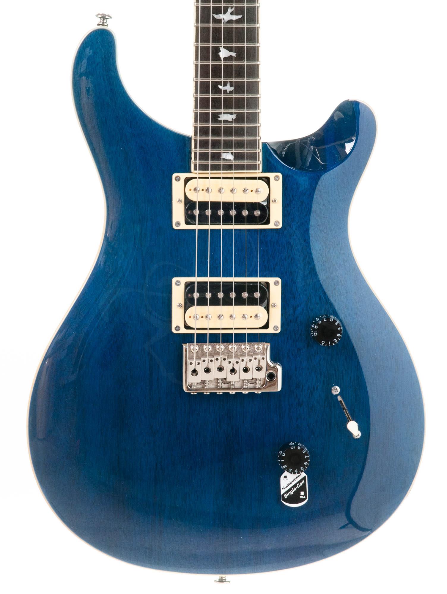 24 PRS SE Standard destrorso CHITARRA ELETTRICA-Blu traslucido 