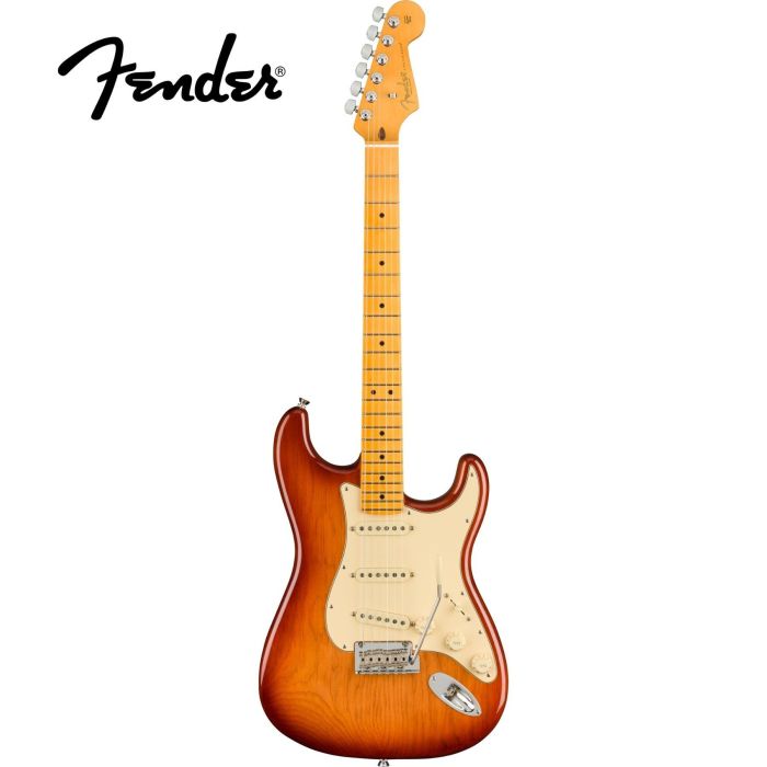 Chitarra elettrica Fender American Professional II Stratocaster mn sienna sunburst con custodia main product photo