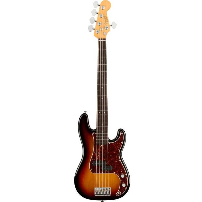 Fender American Professional II Jazz Bass V RW 3 sunburst con custodia main product photo