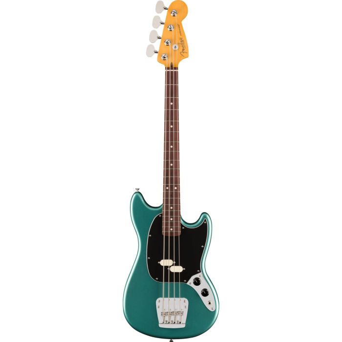 Fender American Professional Classic Mustang Bass RW Basso Elettrico faded sherwood green main product photo