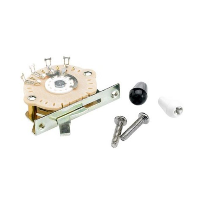 Switch per chitarra elettrica 5 posizioni Fender Strato Pick/up selector white/black main product photo