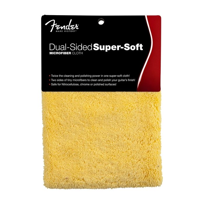 Panno pulizia corpo chitarra Fender Dual-Sided super soft microfibra main product photo