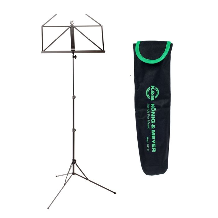 Leggio Pieghevole K&M 101 colore black con borsa main product photo