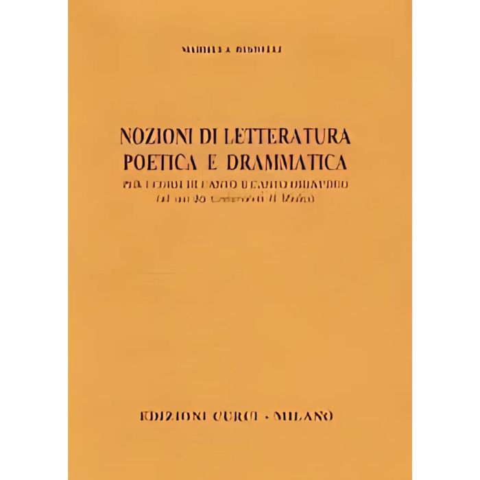 Busnelli Nozioni di Letteratura main product photo