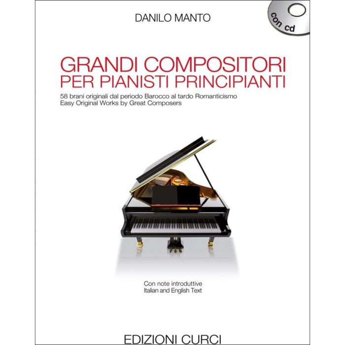 D. Manto Grandi Compositori per Pianisti Principianti con Cd main product photo