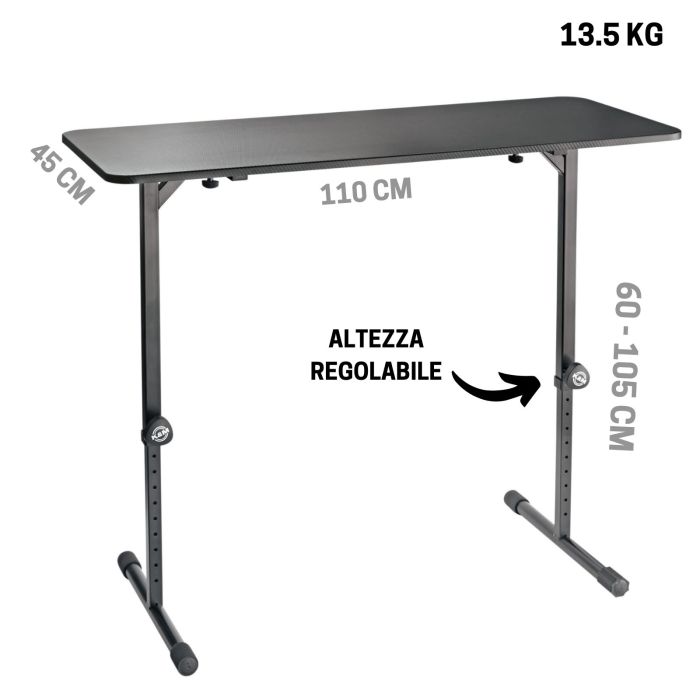 K&M 12160 Tavolo pieghevole DJ main product photo