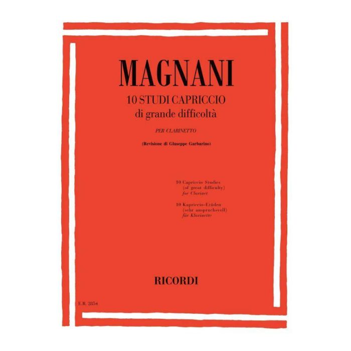 Magnani 10 Studi Capricci Grande Diffico lta' Clar main product photo