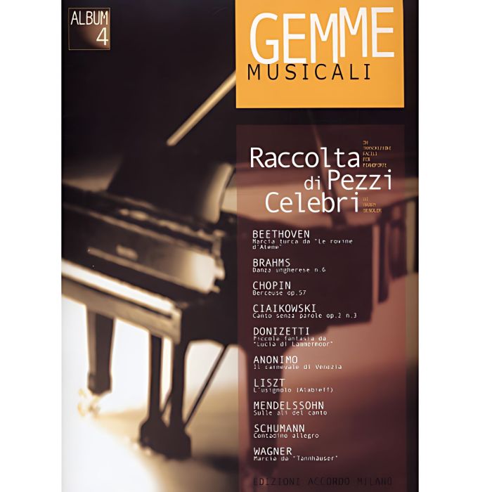Gemme musicali 4 pianoforte    main product photo