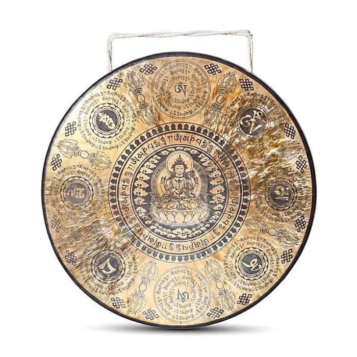 Gong Energy 24" Nepalese con inciso Chenrezig 60cm main product photo