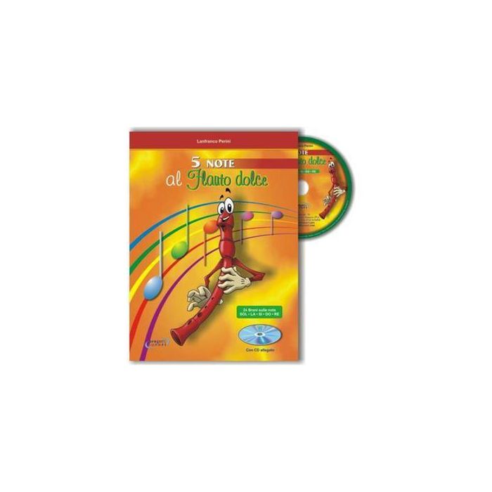 L.Perini 5 Note al Flauto Dolce con Cd main product photo