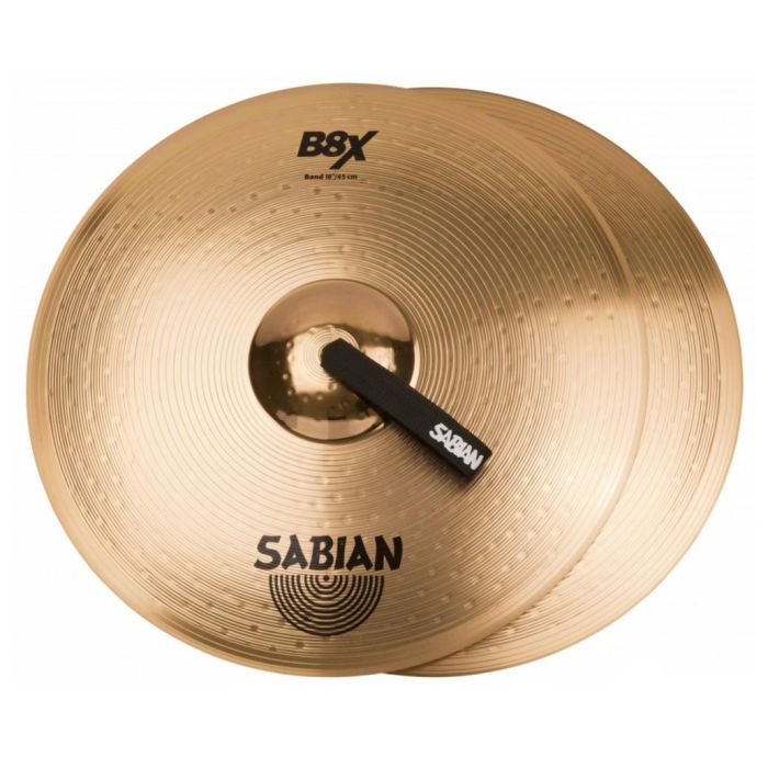 Sabian 18" B8X Marching Band Coppia Piatti con manali main product photo