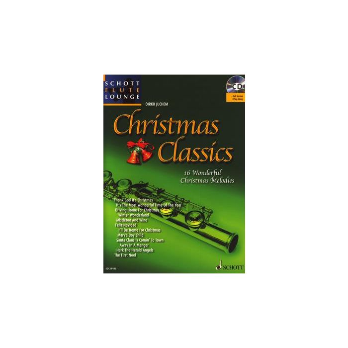 D.Juchem Christmas Classics 16 Brani per flauto con Audio on line main product photo