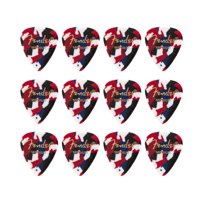 Blister plettri Fender 351 shape Premium medley medium 12pz main product photo