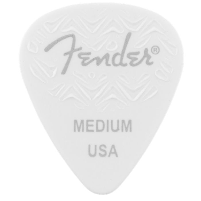 Blister plettri Fender 351 Shape White Medium 6 pz. main product photo