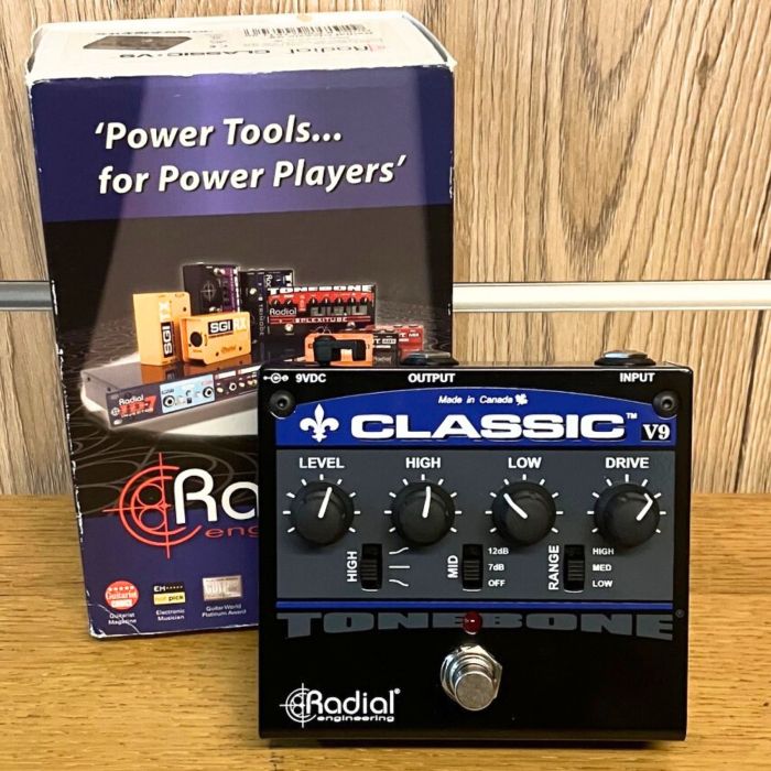 PEDALE PER CHITARRA EFFETTO CLASSIC RADIAL V9 USATO main product photo