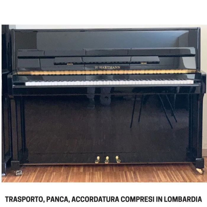 PIANOFORTE H.HARTMANN NERO LUCIDO USATO main product photo
