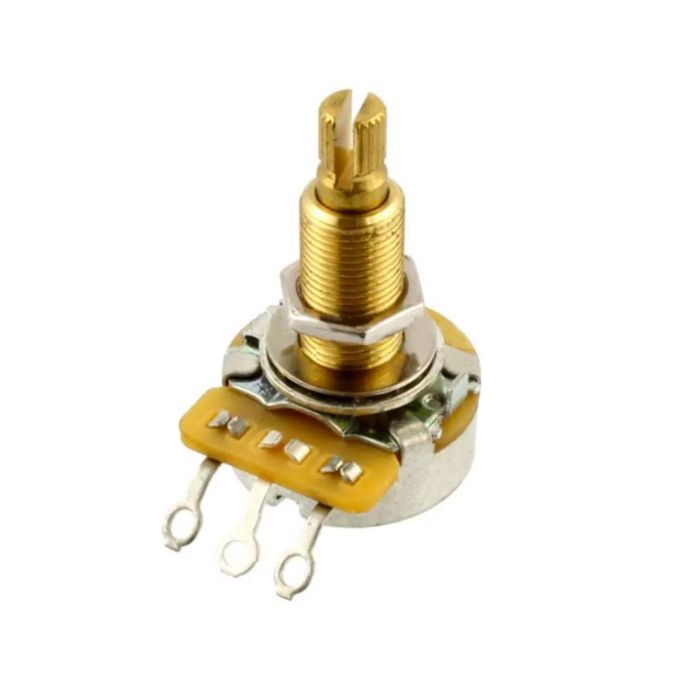 Potenziometro AllParts Gambo lungo 25k con perno tagliato main product photo