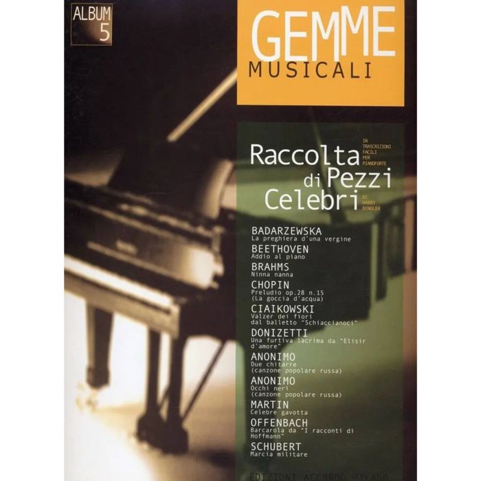 Gemme musicali 5 pianoforte    main product photo