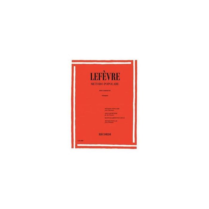 Lefevre Metodo Popolare per Clarinetto main product photo
