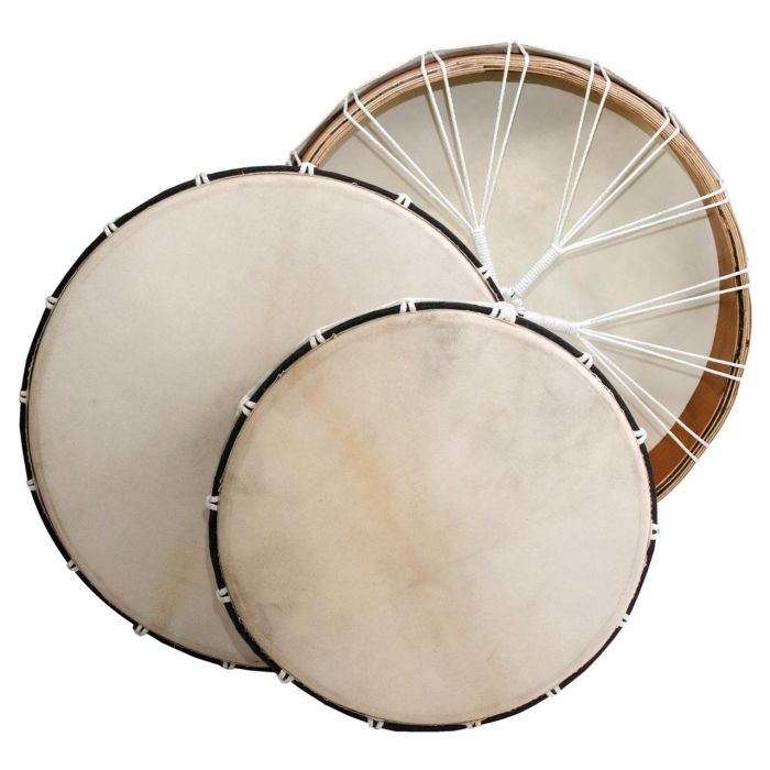 Terré Frame Drum 50cm mogano e pelle capra con battente main product photo
