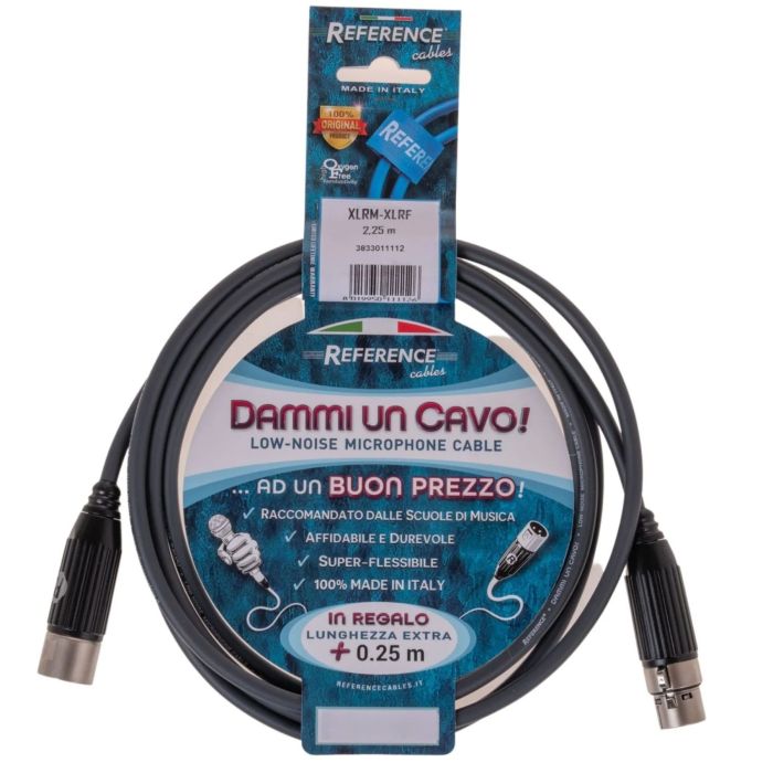 Cavo XLR/XLR 2,25 mt Reference Dammi un cavo! main product photo