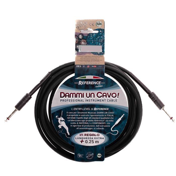 Cavo Jack/Jack 3,25 mt Reference Dammi un cavo! black main product photo