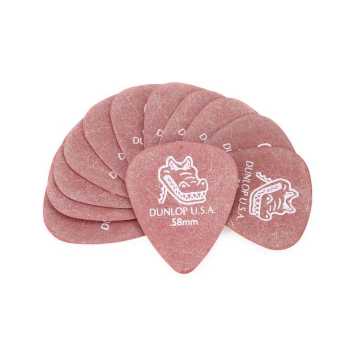 Blister plettri Dunlop 417P.58 Gator Grip 12pz .58mm main product photo