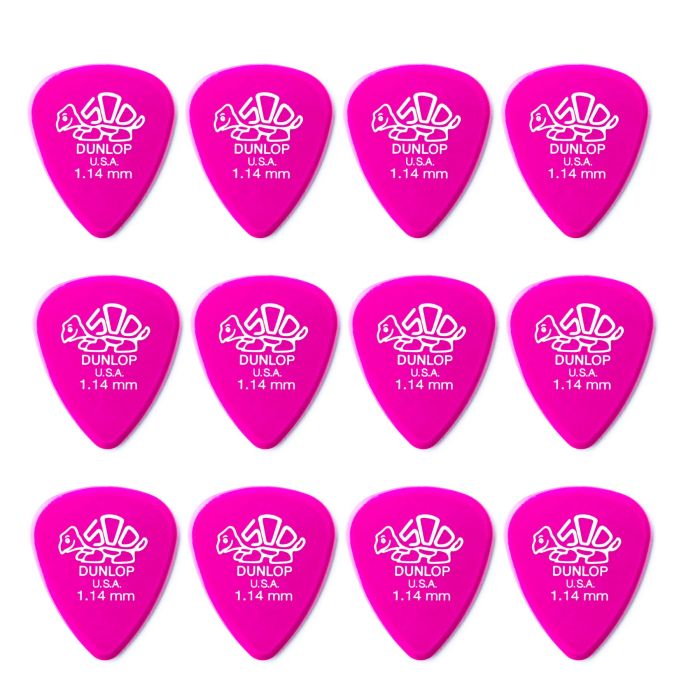 Blister plettri Dunlop 41P1.14 Derlin 500 standard 12pz 1.14mm main product photo