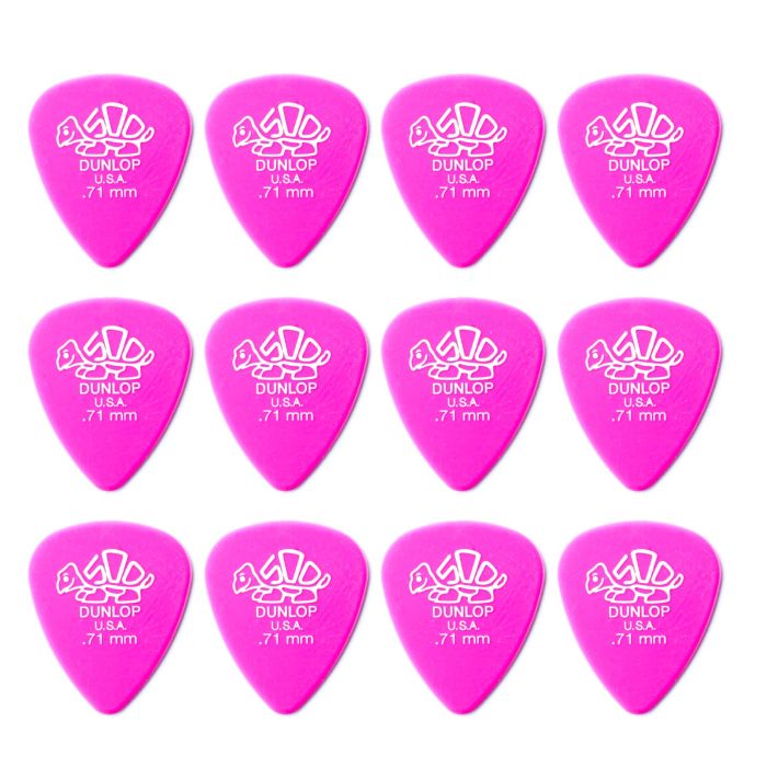 Blister plettri Dunlop 41P.71 Derlin 500 standard 12pz 71mm main product photo