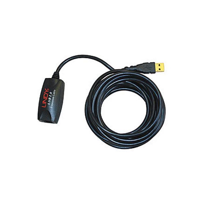 Cavo USB2 Prolunga Attiva 5mt femmina A Maschio B Lindy 42915 main product photo
