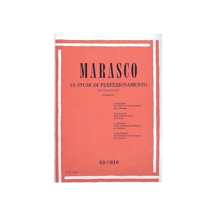 Marasco 10 Studi Perfezionamento clarine tto main product photo