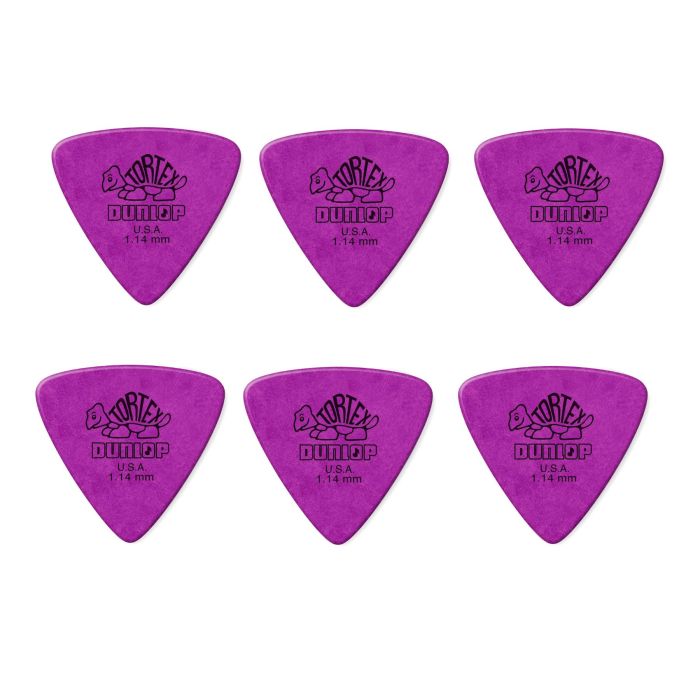 Blister plettri Dunlop 431P1.14 Tortex triangle 6pz 1.14mm main product photo