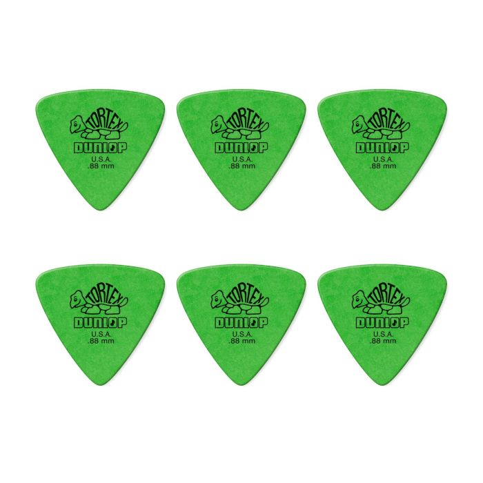 Blister plettri Dunlop 431P.88 Tortex triangle 6pz 88mm main product photo