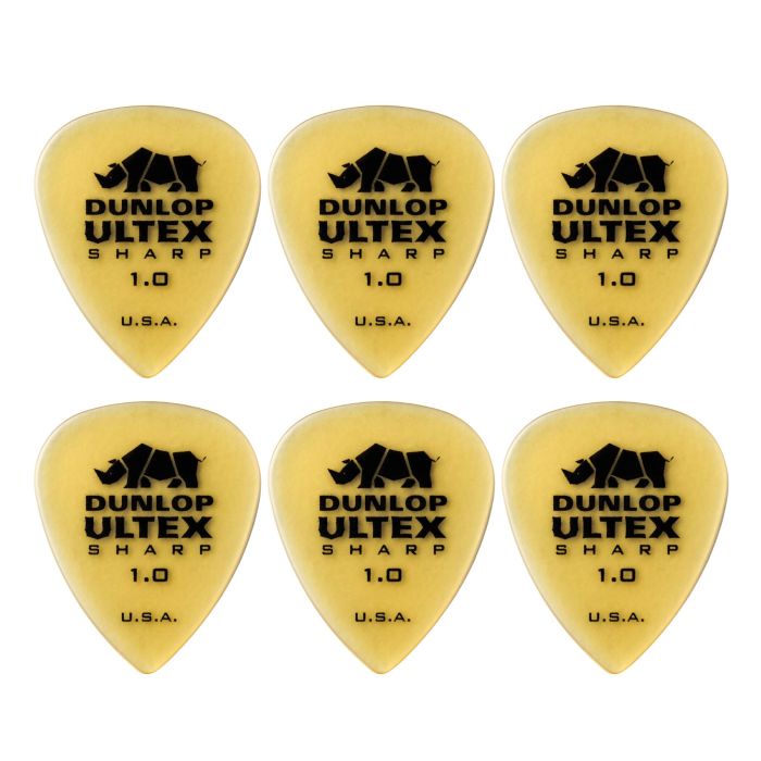 Dunlop 433P1.0 Ultex Sharp 1.0mm 6 pack main product photo