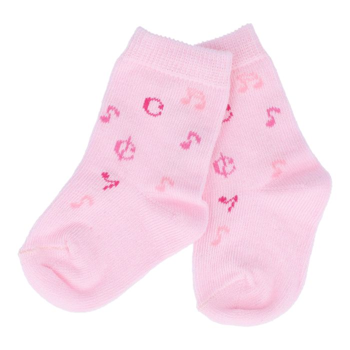 Calze Musik-Botique Rosa fantasia note bambino/a n.16-17 main product photo