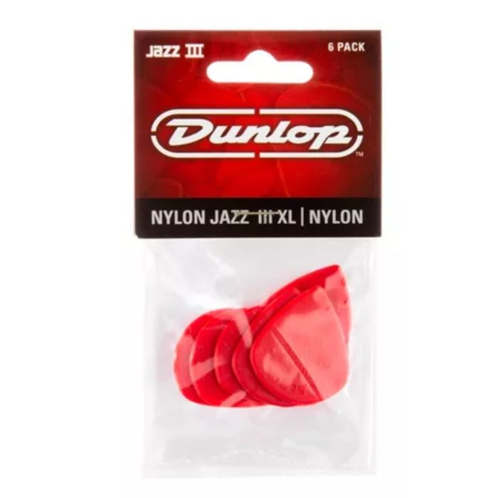 Dunlop 47PXLN Blister plettri Nylon Jazz III XL 6pz 1.38mm main product photo