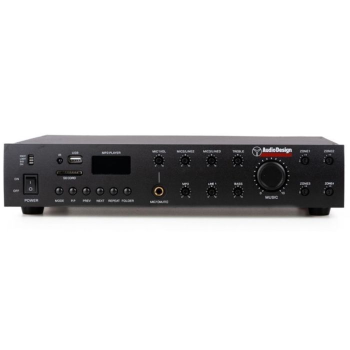 Audio Design PA 4A350HDMI Finale 350w+AI Phantom main product photo