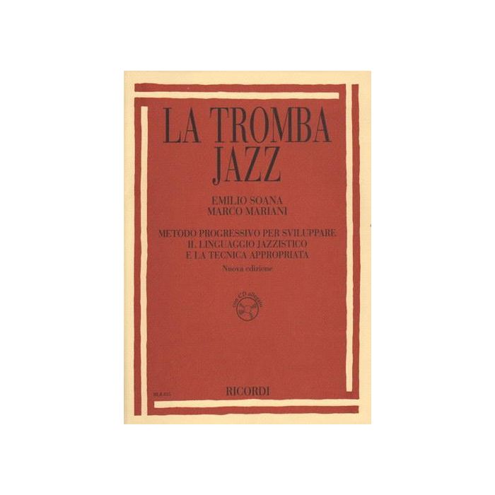 S. Mariani La Tromba Jazz metodo progressivo con Cd main product photo