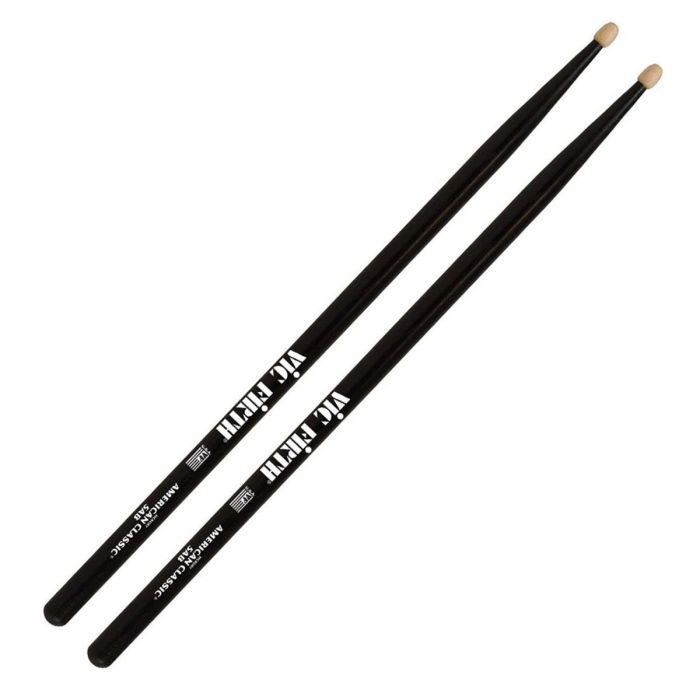 Bacchette Vic Firth American Classic 5A Black Hickory Punta Legno Goccia main product photo