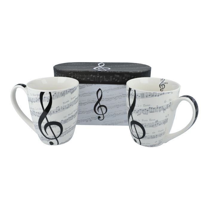 Set 2 tazze Musik Boutique I Love Music con confezione main product photo