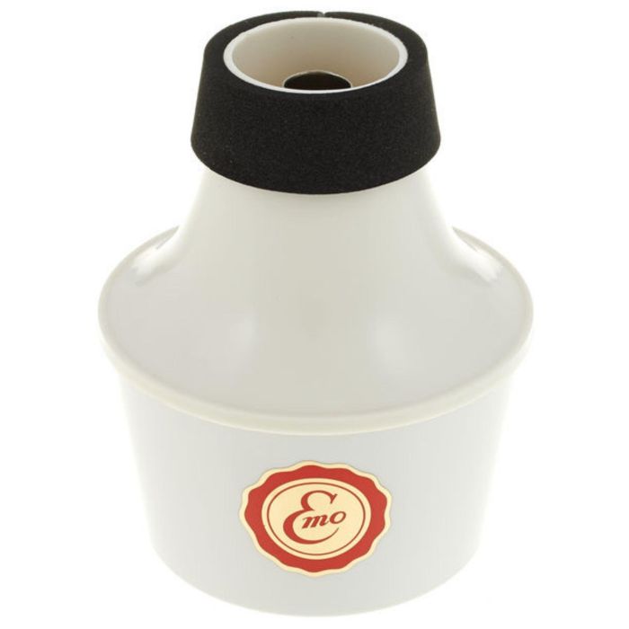 Sordina Tromba Emo 721680 Wah- Wah in Resina Bianca e Rossa main product photo