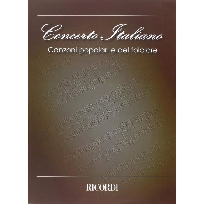 Concerto italiano canzoni popolari del folclore  main product photo