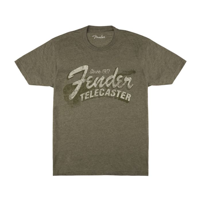T-Shirt Fender Since 1951 Telecaster Military Heather Green L main product photo