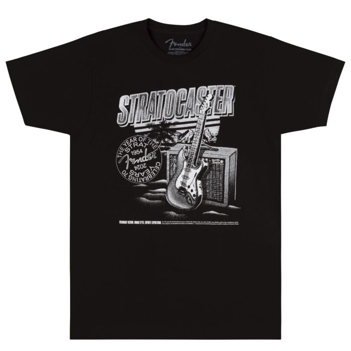 T-Shirt Fender Stratocaster 70th Anniversary Tee Black XXL main product photo