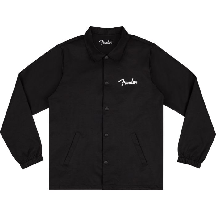 Giubbino Fender Spaghetti Logo Coaches Jacket Black S main product photo