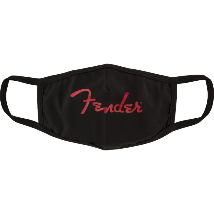 Mascherina Fender black logo red main product photo