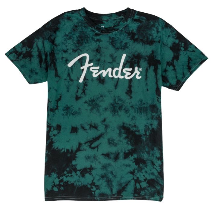 T-Shirt Fender Spaghetti Logo Tie-dye T-shirt Blue L main product photo