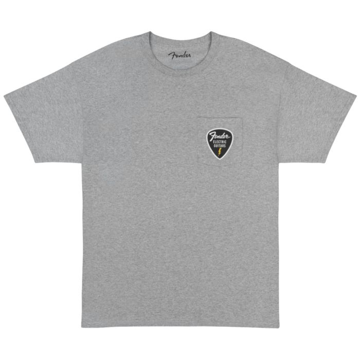 T-Shirt Fender Pick Patch Pocket Tee athletic gray S main product photo
