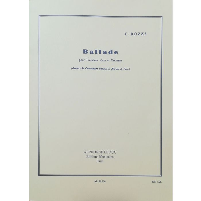 Bozza Ballade per trombone e orchestra main product photo