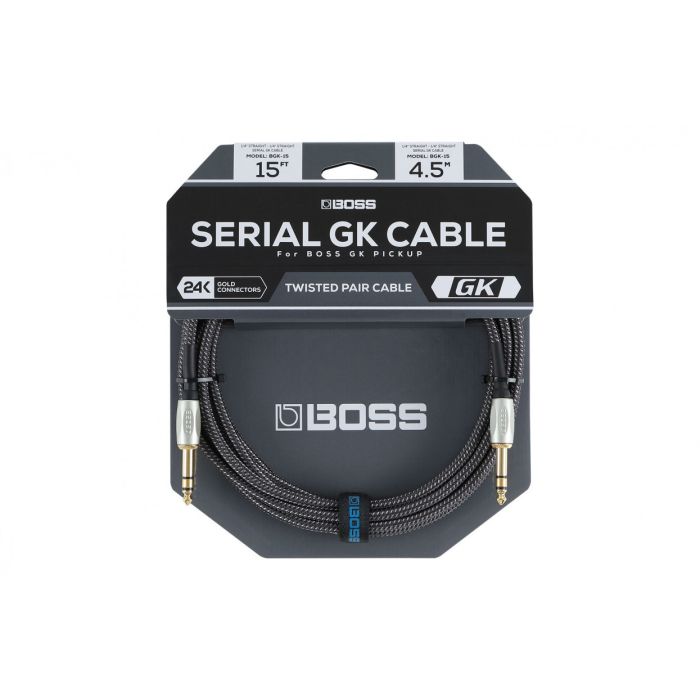 Cavo jack stereo/jack stereo 4,5 mt Boss BGK-15 Serial GK main product photo